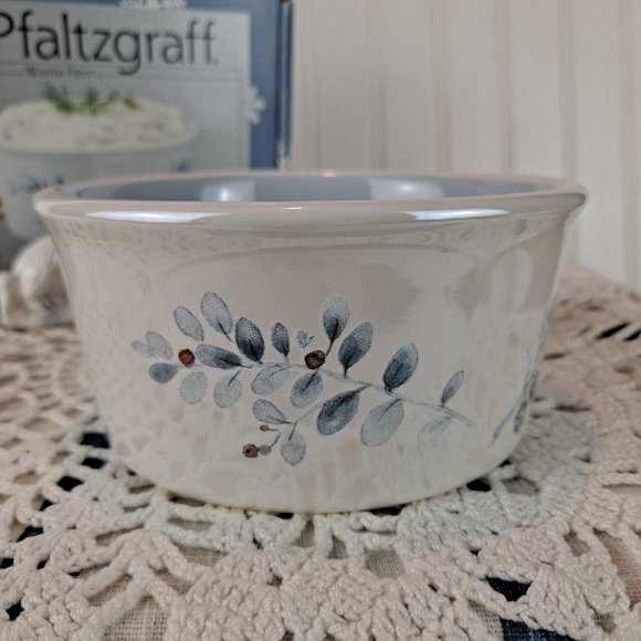 Pfaltzgraff Winter Frost Dip MIx Set w/Polar Bear Knife/Spreader NEW - Picture 2 of 8